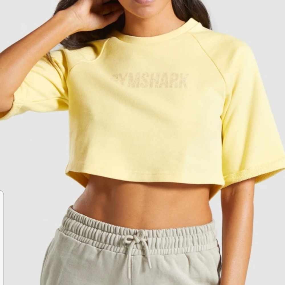 ISO Gymshark Botanic Boxy Crop